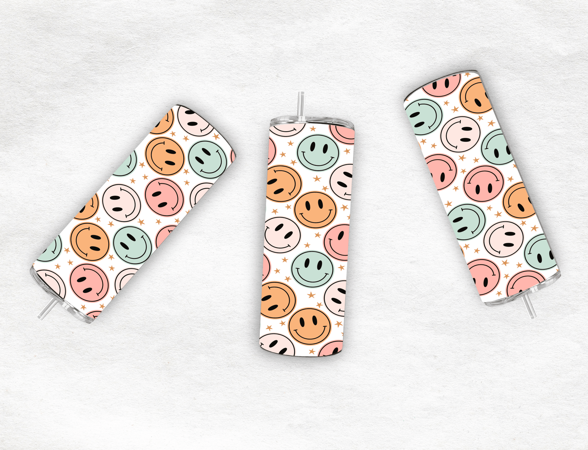 Smile Face - Tumbler - MK CREATIONS