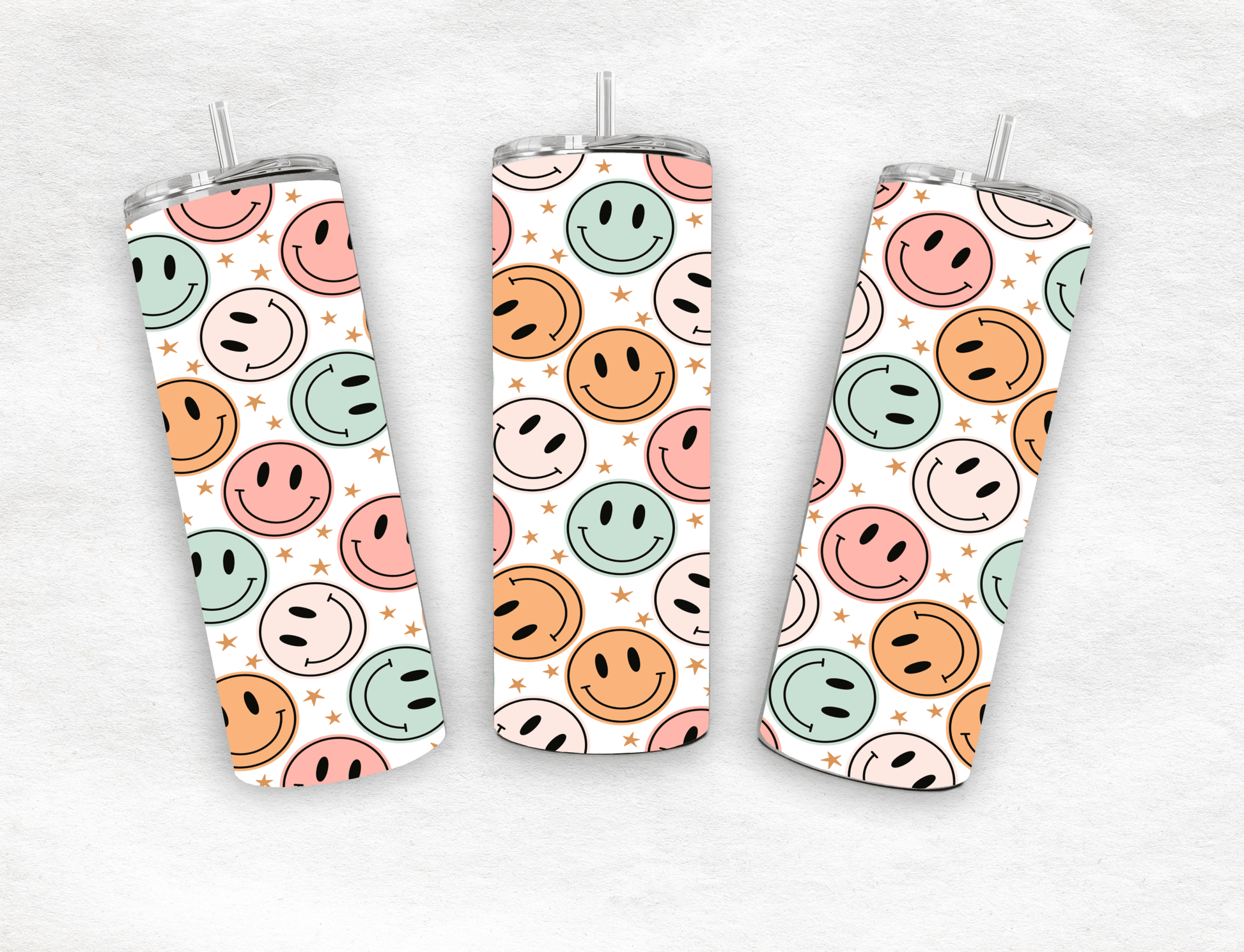 Smile Face - Tumbler - MK CREATIONS