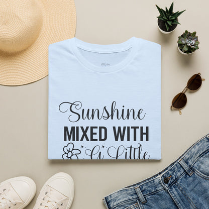 Sunshine Mixed With A Little Hurricane T-Shirt - MK CREATIONS