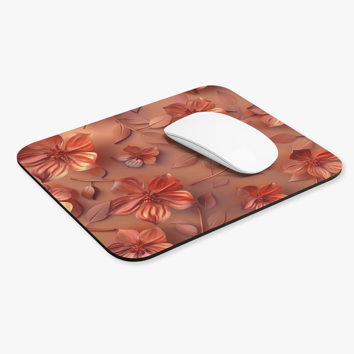Terracotta Floral Mouse Pad - MK CREATIONS