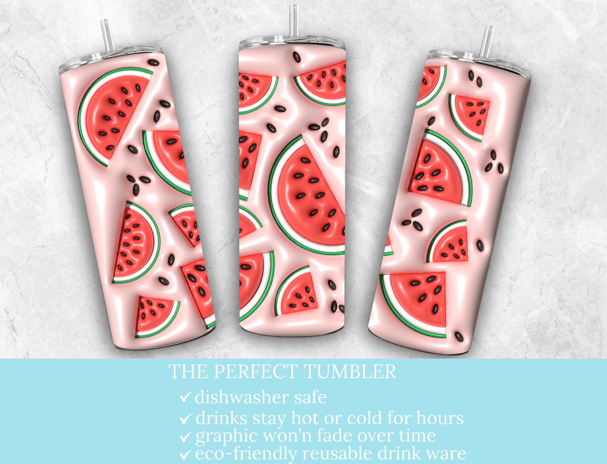 Watermelon - Tumbler - MK CREATIONS