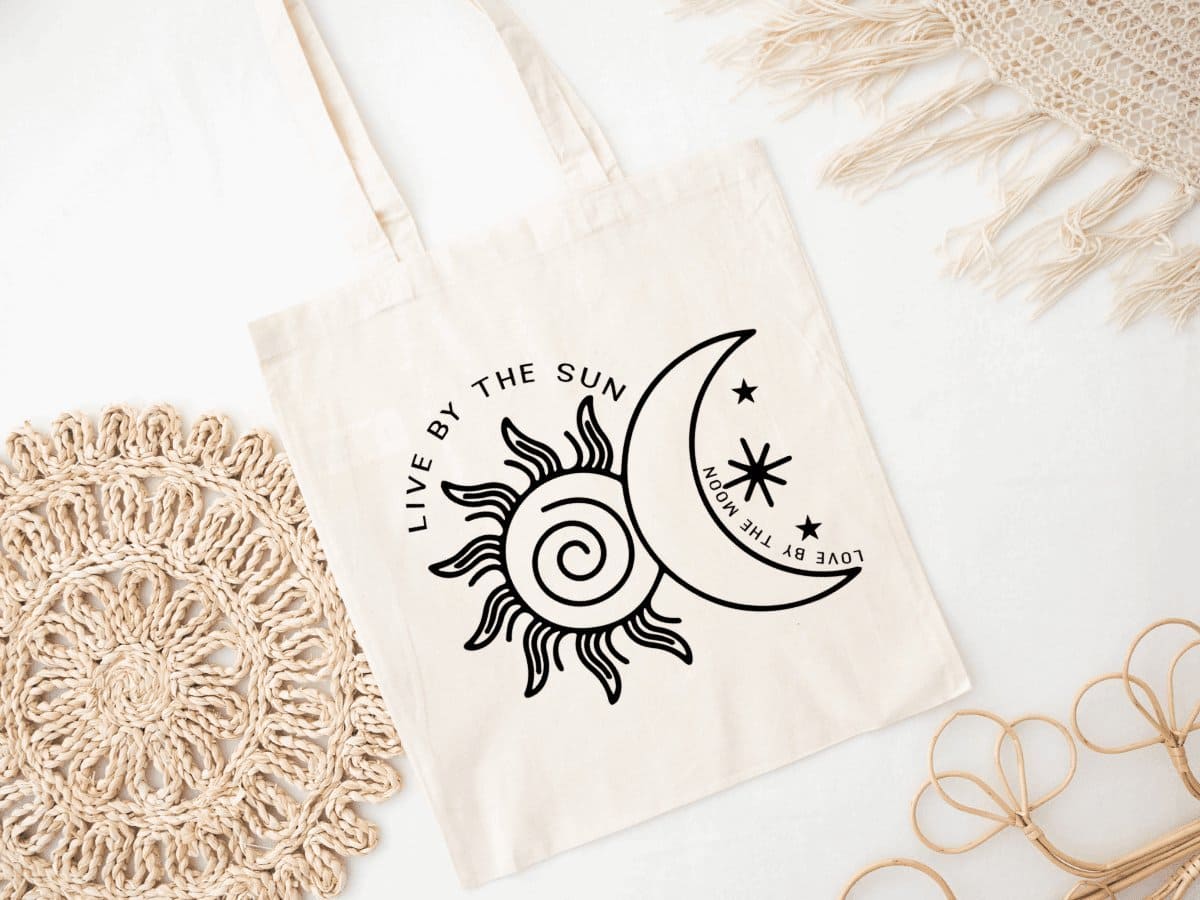 Live By The Sun Tote Bag - MK Creations