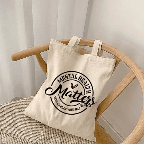 Mental Health Tote Bag - MK Creations