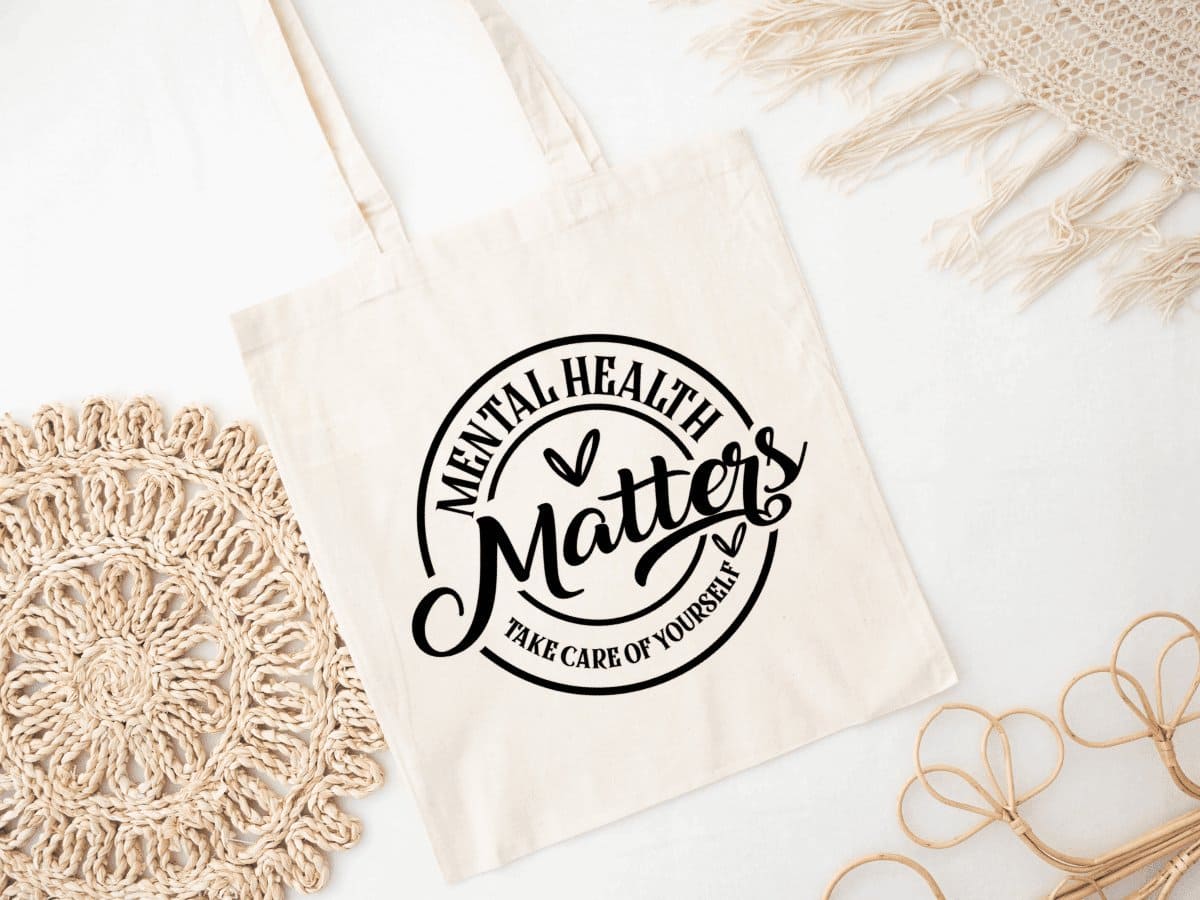 Mental Health Tote Bag - MK Creations