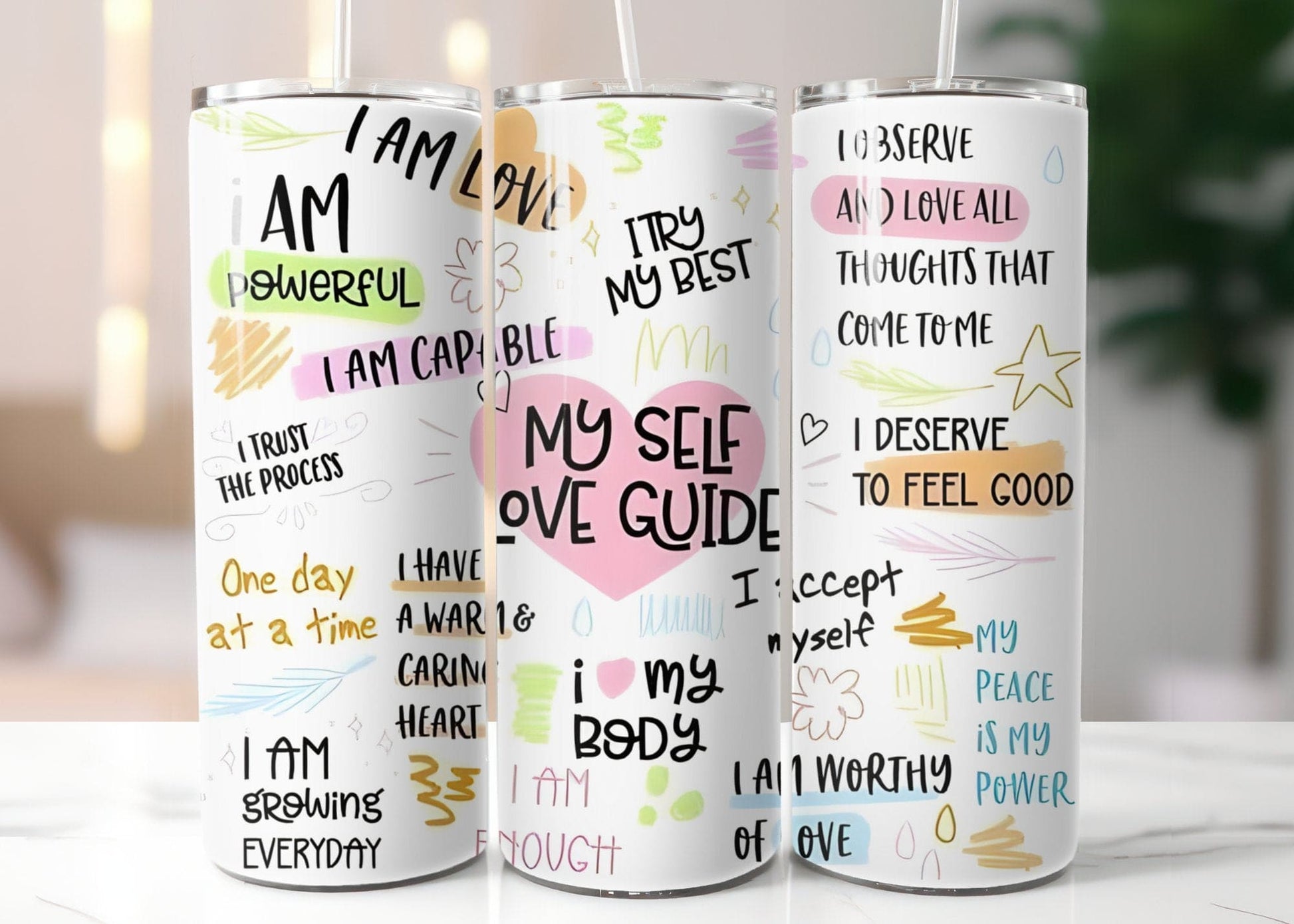 My Self Love Guide-Tumbler - MK Creations