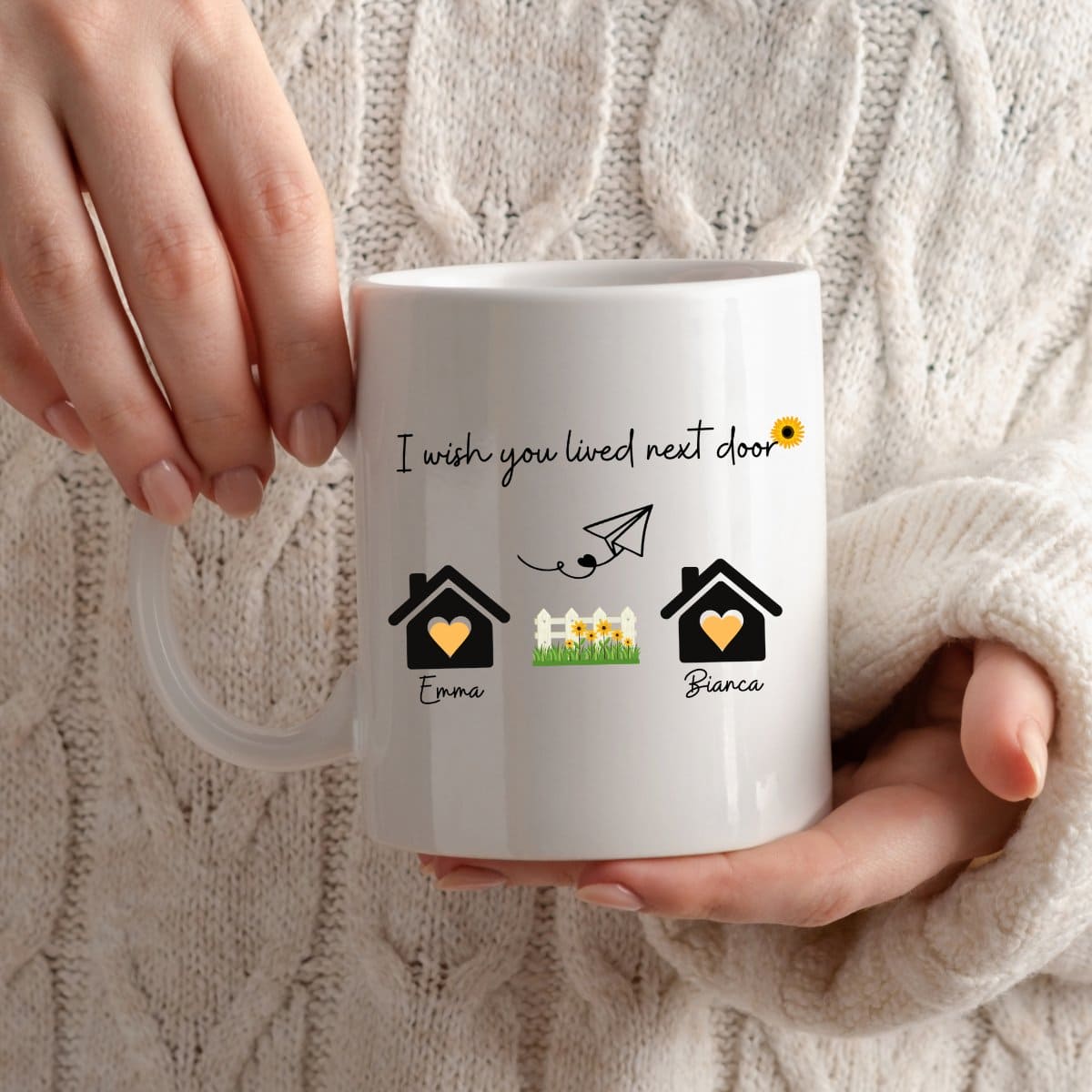 Next Door Coffee Mug - MK Creations