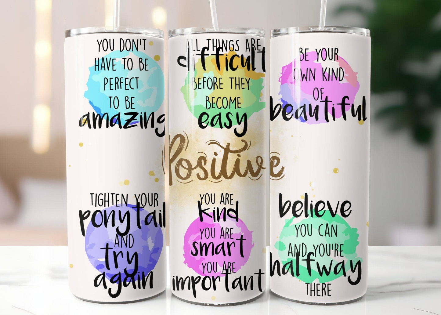 Positive-Tumbler - MK Creations