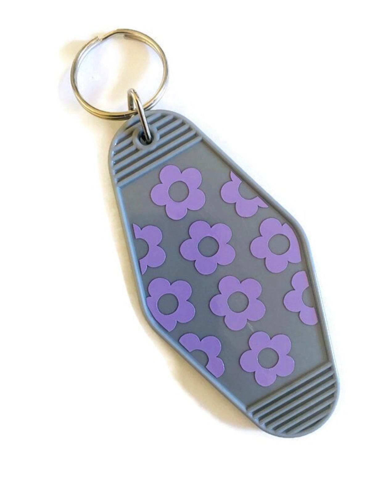 Purple Flower-Keychain - MK Creations