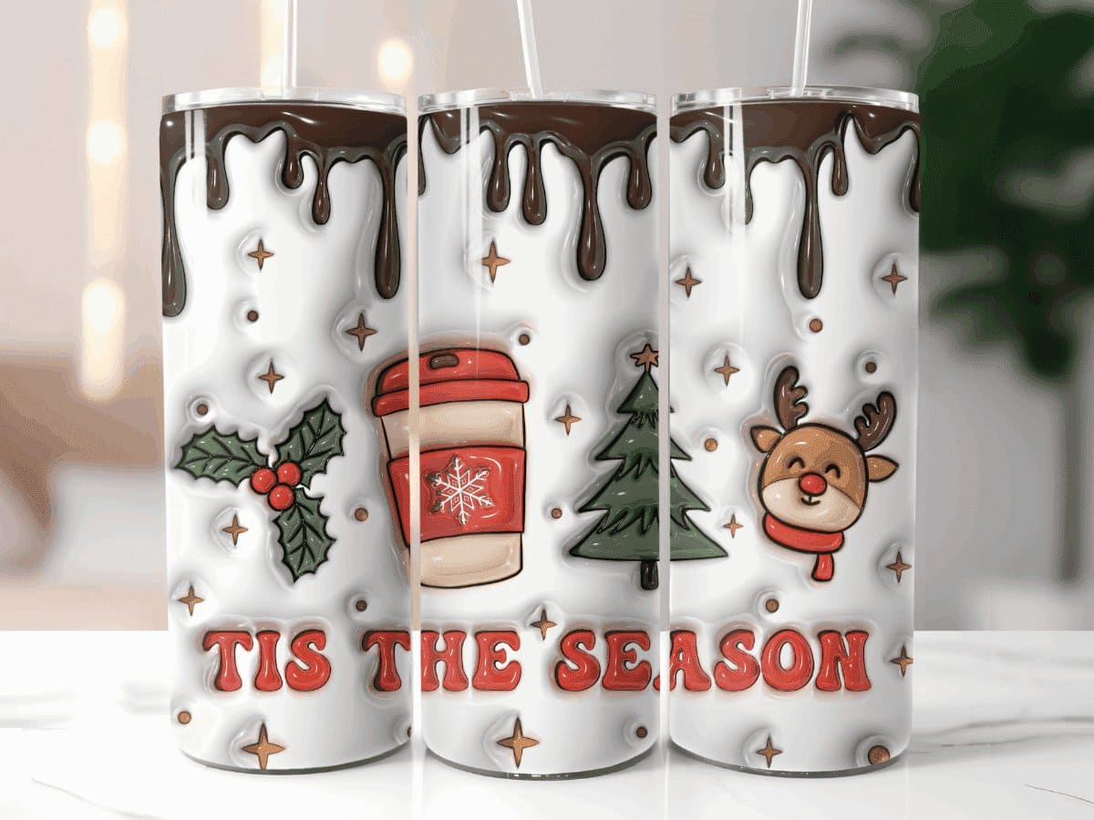 Tis The Season-Tumbler - MK Creations