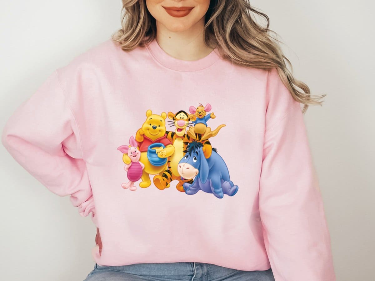 Winnie the Pooh & Family-Sweatshirt - MK Creations