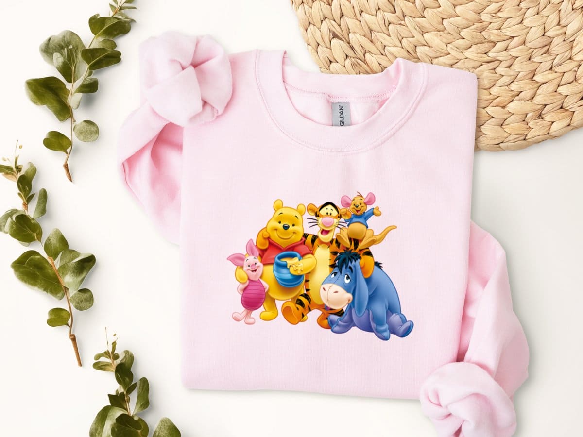 Winnie the Pooh & Family-Sweatshirt - MK Creations