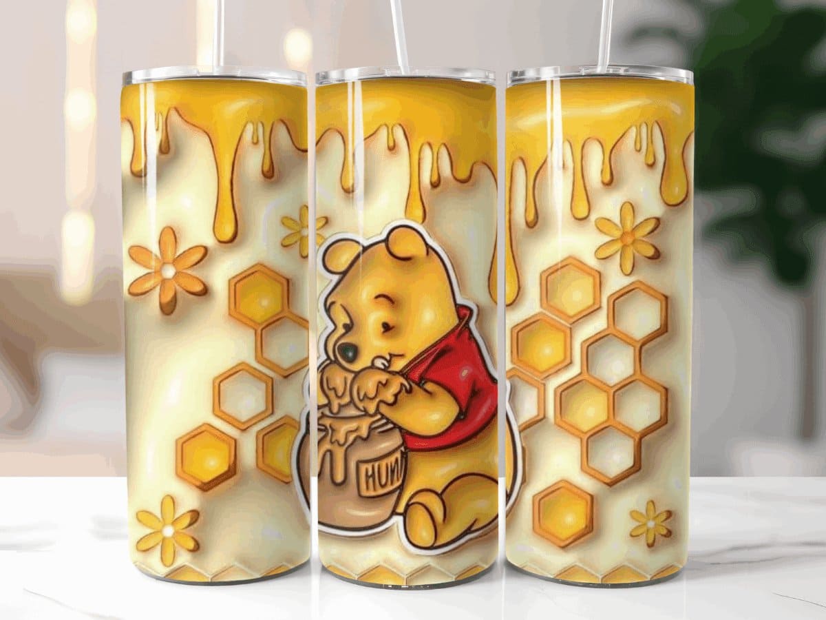 Winnie the Pooh-Tumbler - MK Creations